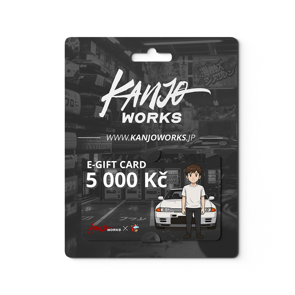 KanjoWorks 5 000 Kč e-GIFT CARD